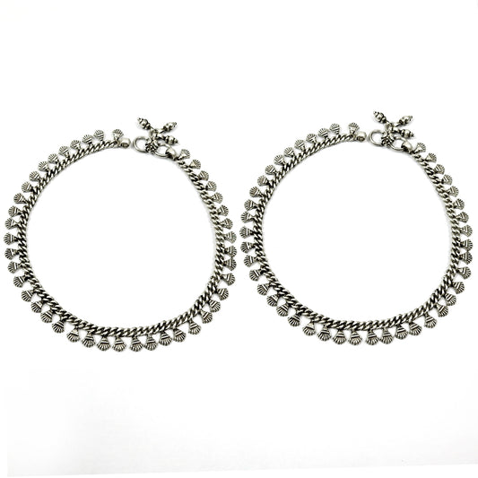 Solid 925 Sterling Silver Anklets Classic Elegant Foot Jewelry