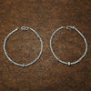 Solid 925 Sterling Silver Handcrafted Anklets Perfect for Daily Wear