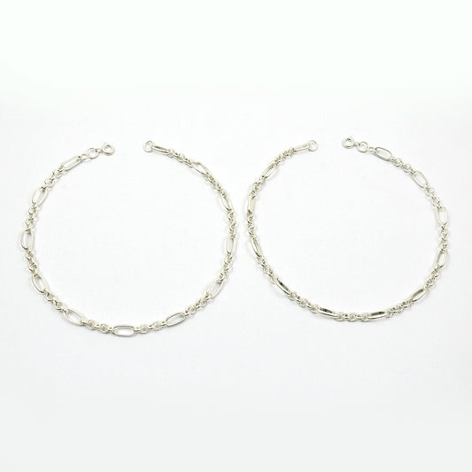 Classic 925 Silver Ankle Bracelet Foot Jewelry for Women Girls