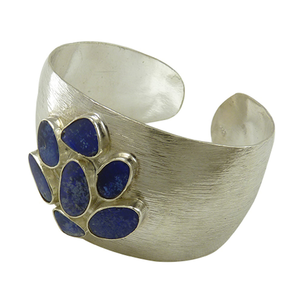 Handmade 925 Sterling Silver Natural Opal Gemstone Bangle