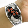 Statement 925 Sterling Silver Natural Gemstone Bangle