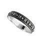 June Pearl Stone Birthday Ethnic Mother Bezel Boho Wedding Bangle Solid Silver