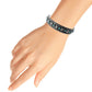 925 Solid Silver Natural Turquoise New Unique Artisan Throat Chakra Bezel Bangle