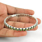 Natural Peridot Gemstone Spiritual Jewelry 925 Sterling Silver Bangle