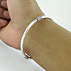 925 Sterling Silver Enamel Cuff Bangle