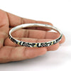 925 Sterling Silver Enamel Cuff Bangle For Women Girls