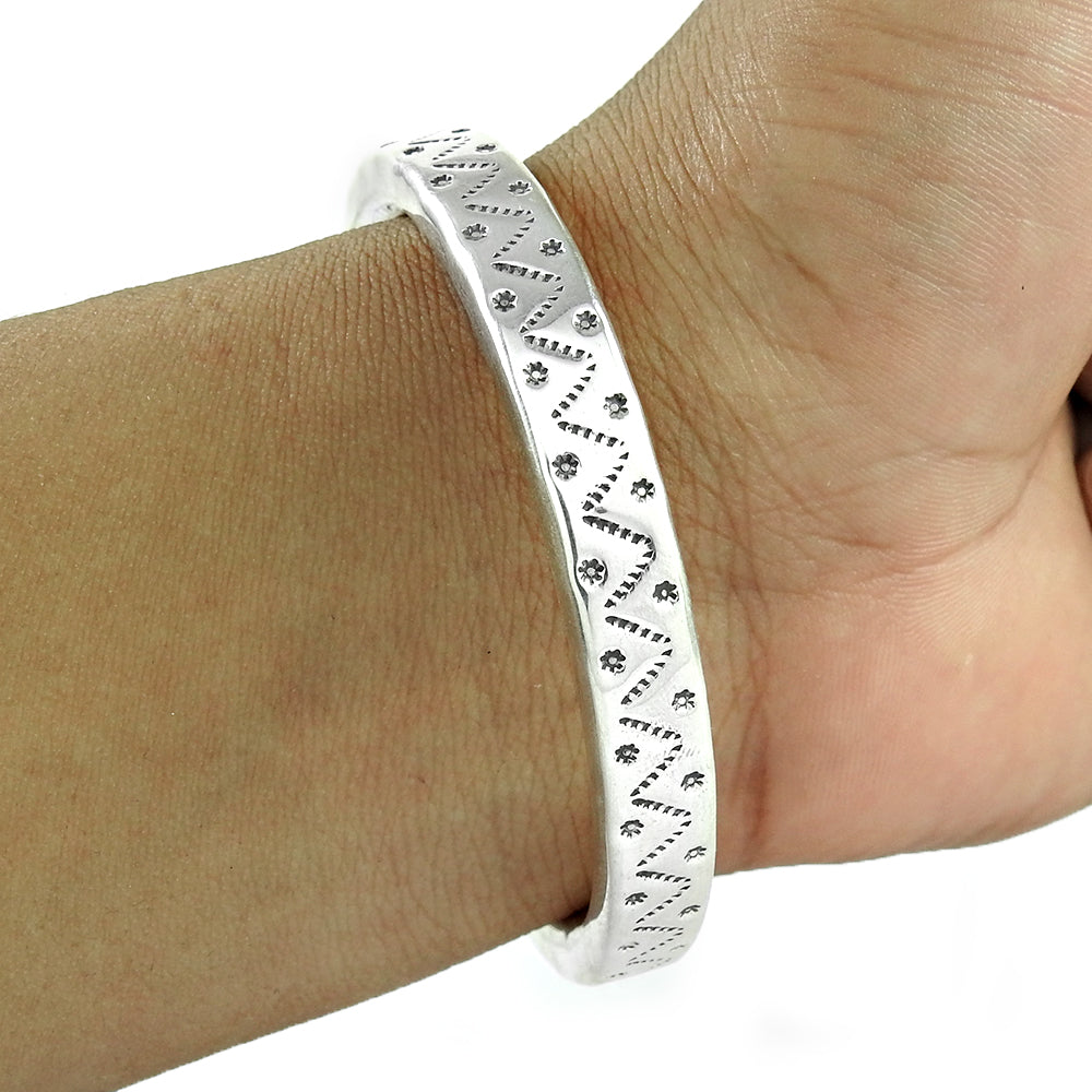 Classic Solid 925 Sterling Silver Cuff Bangle