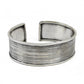 Solid 925 Sterling Silver Open Cuff Bangle for Everyday Wear