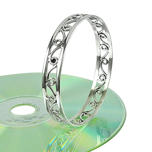 Timeless Solid 925 Sterling Silver Women’s Bangle