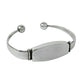 Solid 925 Sterling Silver Adjustable Vintage Cuff Bangle