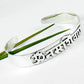 Solid 925 Sterling Silver Bangle Indian Religoius Jewelry