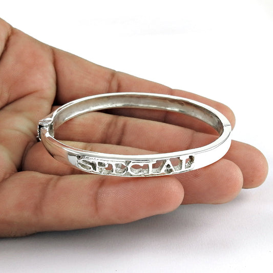 Elegant Solid 925 Sterling Silver Special Bangle