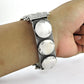 Vintage 925 Sterling Silver Antique Look Artisan Cuff Bangle