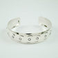 Solid 925 Sterling Silver Adjustable Cuff Bracelet