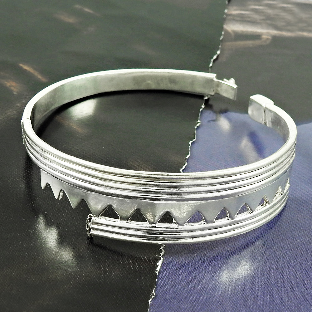 Classic Solid 925 Sterling Silver Designer Bangle