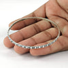 Solid Sterling Silver Thin Cuff Bangle