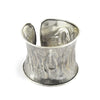 Handmade Solid 925 Sterling Silver Wide Cuff Bangle