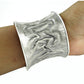 Solid 925 Sterling Silver Elegant Wide Bangle