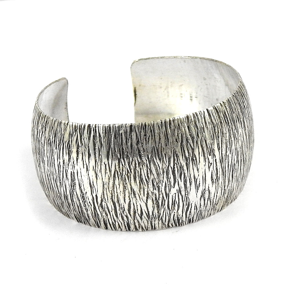 Solid 925 Sterling Silver Wide Women’s Bracelet