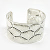 Handmade Solid 925 Sterling Silver Wide Adjustable Bangle
