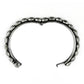 Solid 925 Sterling Silver Handmade Cuff Bangle Women Jewelry
