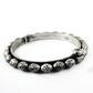 Solid 925 Sterling Silver Handmade Cuff Bangle Women Jewelry