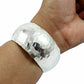 Solid 925 Sterling Silver Handmade Cuff Bangle
