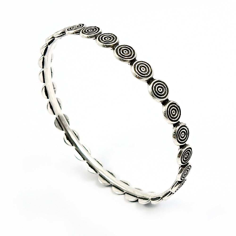 925 Sterling Silver Handmade Bangle Jewelry