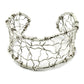 Solid 925 Sterling Silver Filigree Handmade Cuff Bangle