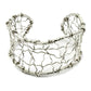Solid 925 Sterling Silver Filigree Handmade Cuff Bangle