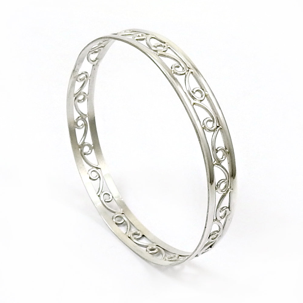 Solid 925 Sterling Silver Daily Wear Women’s Bangle