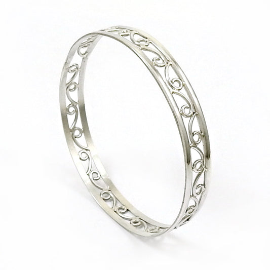 Solid 925 Sterling Silver Daily Wear Women’s Bangle