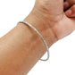 Solid 925 Sterling Silver Handmade Bangle Women Jewelry
