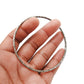 Solid 925 Sterling Silver Handmade Bangle Women Jewelry