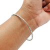 Solid 925 Sterling Silver Handmade Bangle Women Jewelry