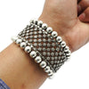 925 Sterling Oxidized Silver Artisan Bangle For Women