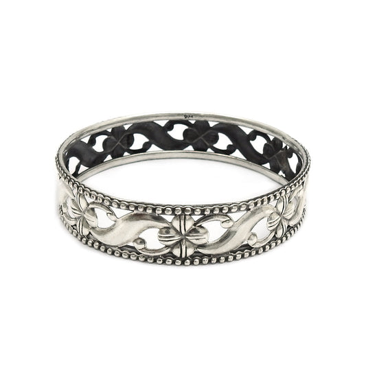 Solid 925 Sterling Silver Bangle For Women Girls