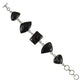 Jasper Gemstone Sterling Silver Chain Anniversary Art Deco Wife Bracelet Jewelry