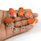 Natural Red Copper Turquoise 925 Silver Chain Ethnic Bracelet For Women R2