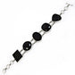 Natural Black Tourmaline Healing Bracelet 925 Sterling Silver R5