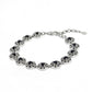 Birthday Gift 925 Silver Natural Iolite Gemstone Chain Tribal Bracelet A3