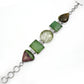 Birthday Gift Chain Ethnic Bracelet 925 Silver Natural Aventurine Gemstone F3
