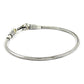 Solid 925 Sterling Silver Sbake Chain Bracelet
