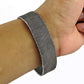 Elegant Solid 925 Sterling Oxidized Silver Wide Bracelet