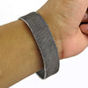 Elegant Solid 925 Sterling Oxidized Silver Wide Bracelet