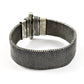 Elegant Solid 925 Sterling Oxidized Silver Wide Bracelet