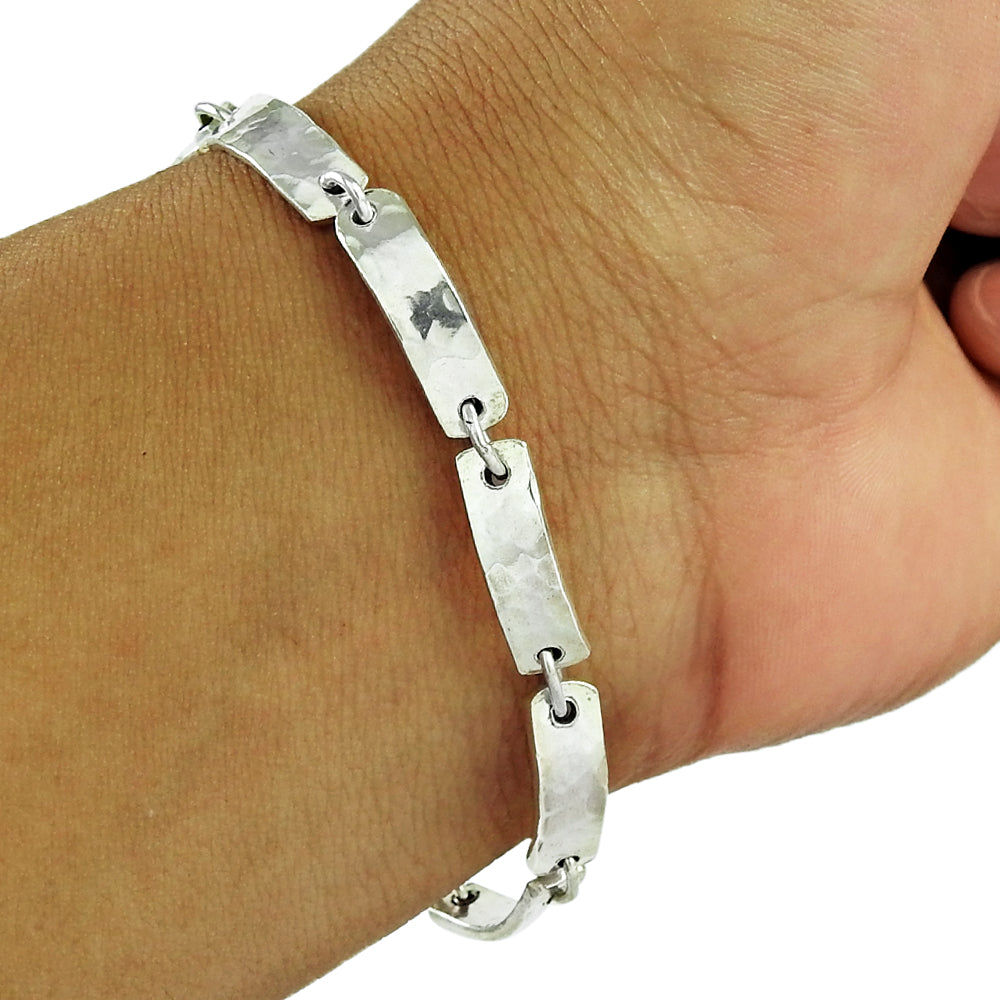 Solid 925 Sterling Silver Vintage Bracelet