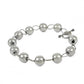 Solid 925 Sterling Silver Beads Bracelet For Women