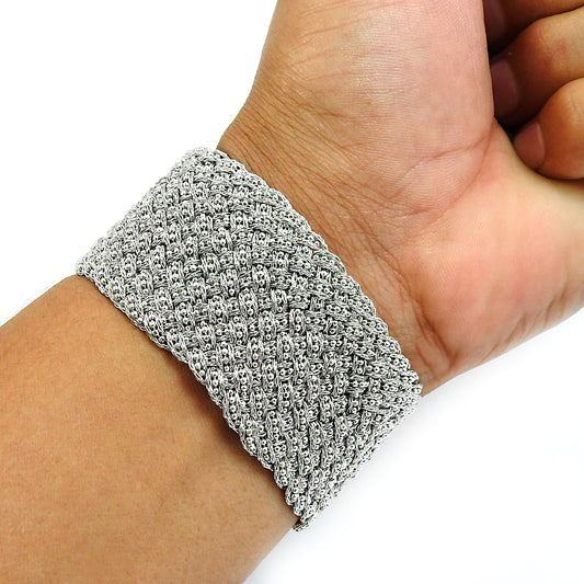 925 Solid Sterling Silver Handmade Bracelet Jewelry