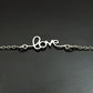 925 Sterling Silver Chain Love Bracelet
